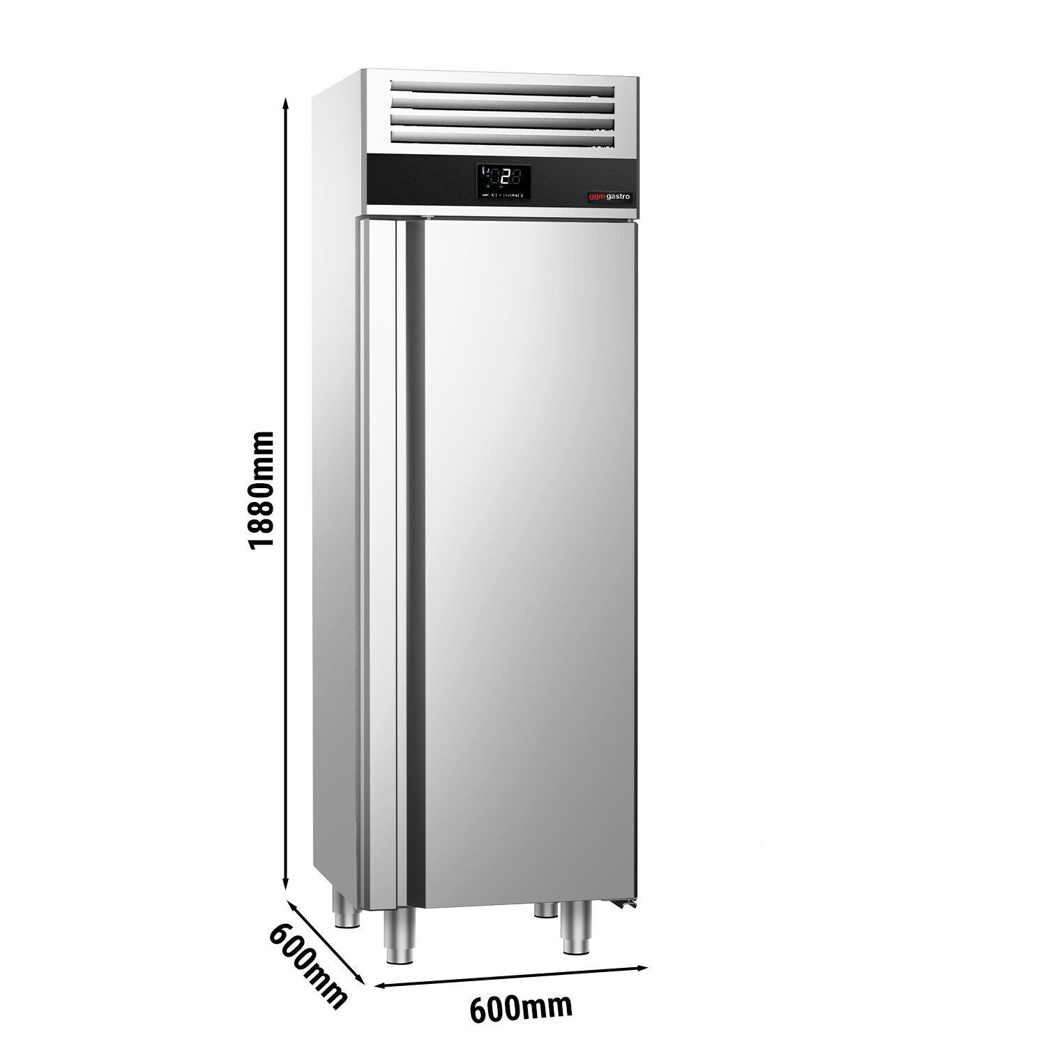 GGM Gastro Premium KSF664 Inox hladnjak 400l