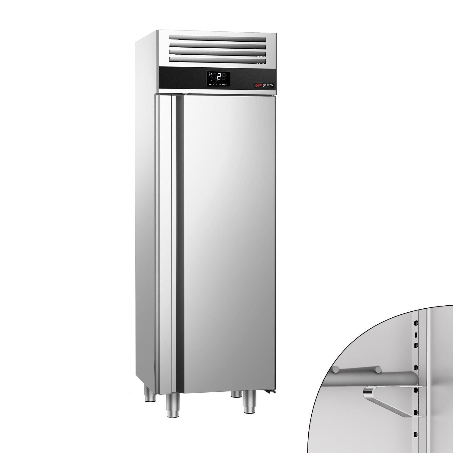 GGM Gastro Premium KSF664 Inox hladnjak 400l