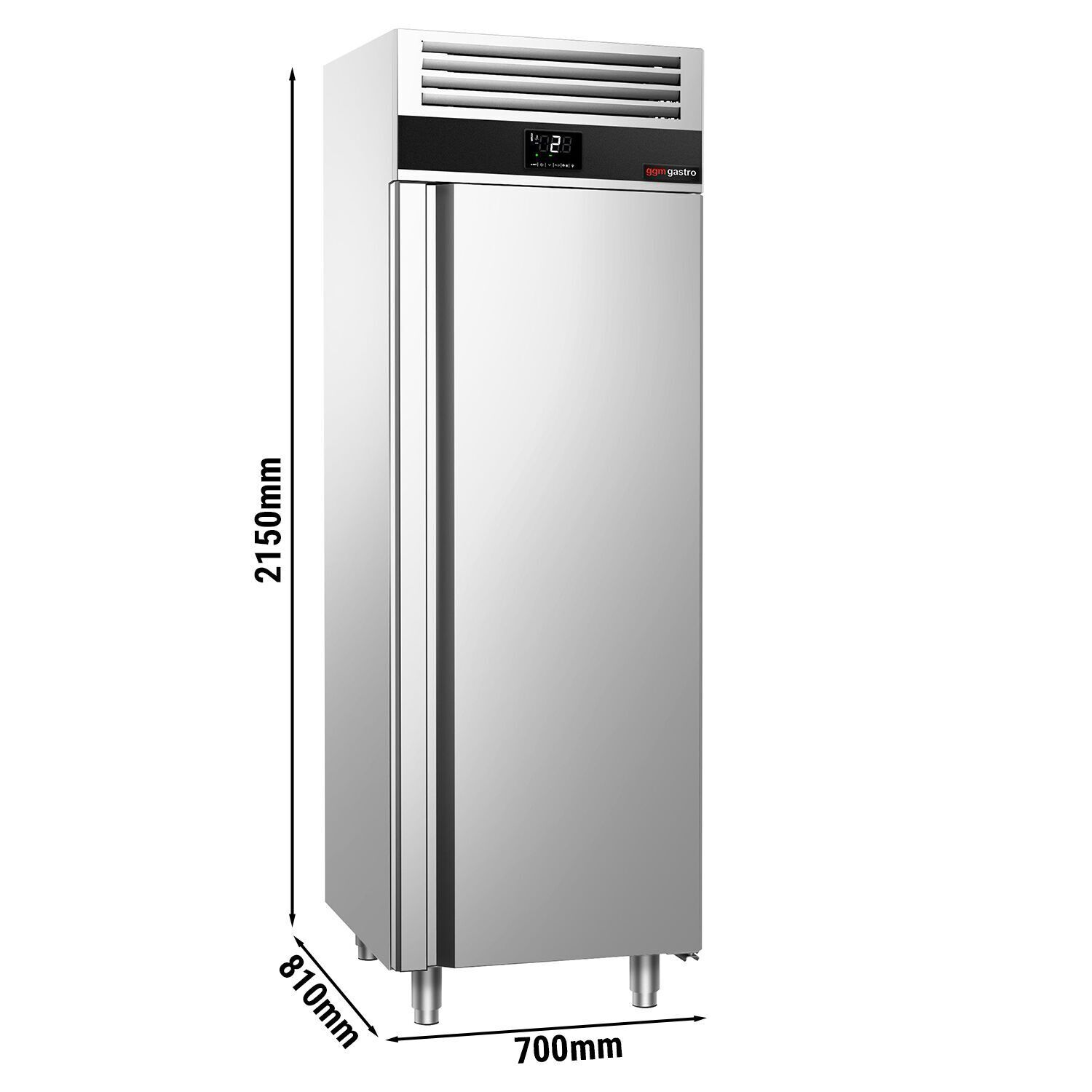 GGM Gastro Premium KSF700ET1-EF Inox hladnjak GN2/1 700l
