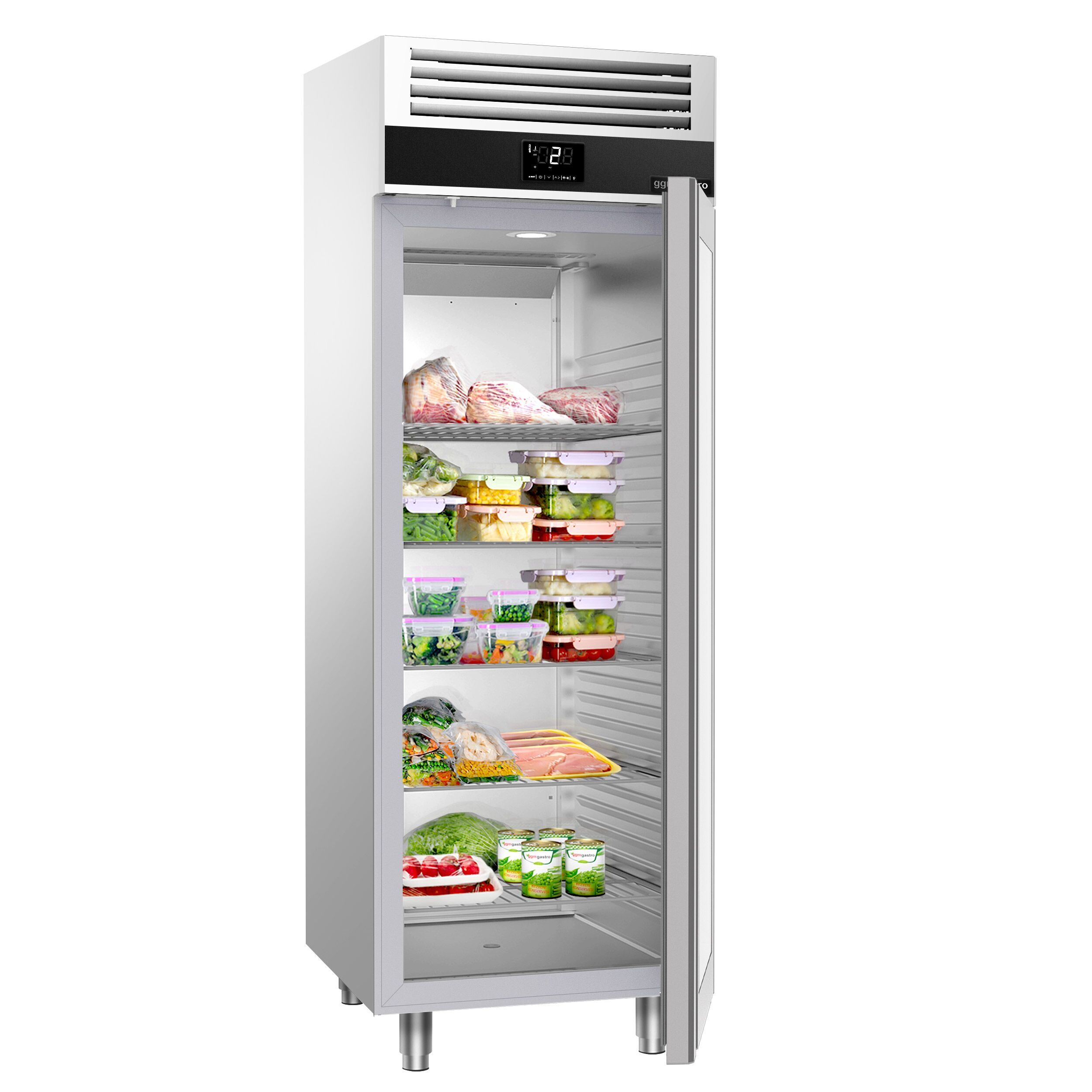 GGM Gastro PREMIUM KSF700GT1-EF Inox hladnjak GN 2/1 700l