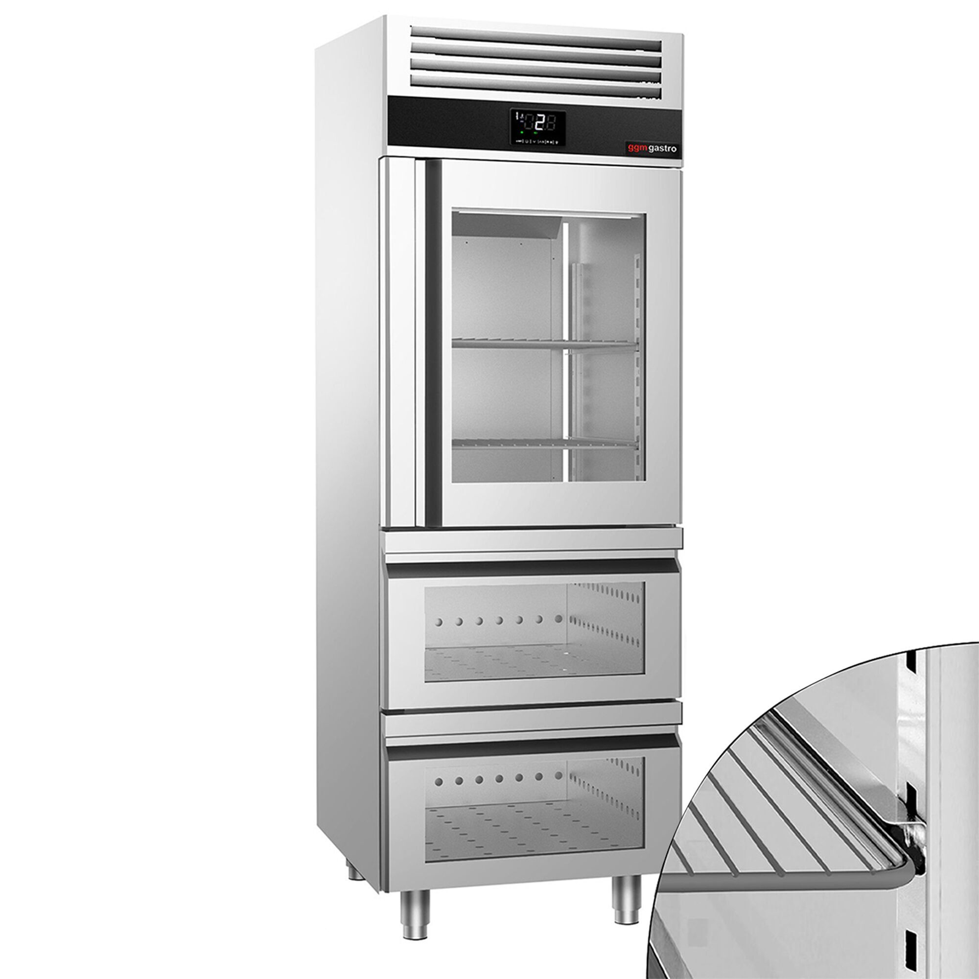 GGM Gastro PREMIUM KSF782GS Inox hladnjak GN 2/1 700l