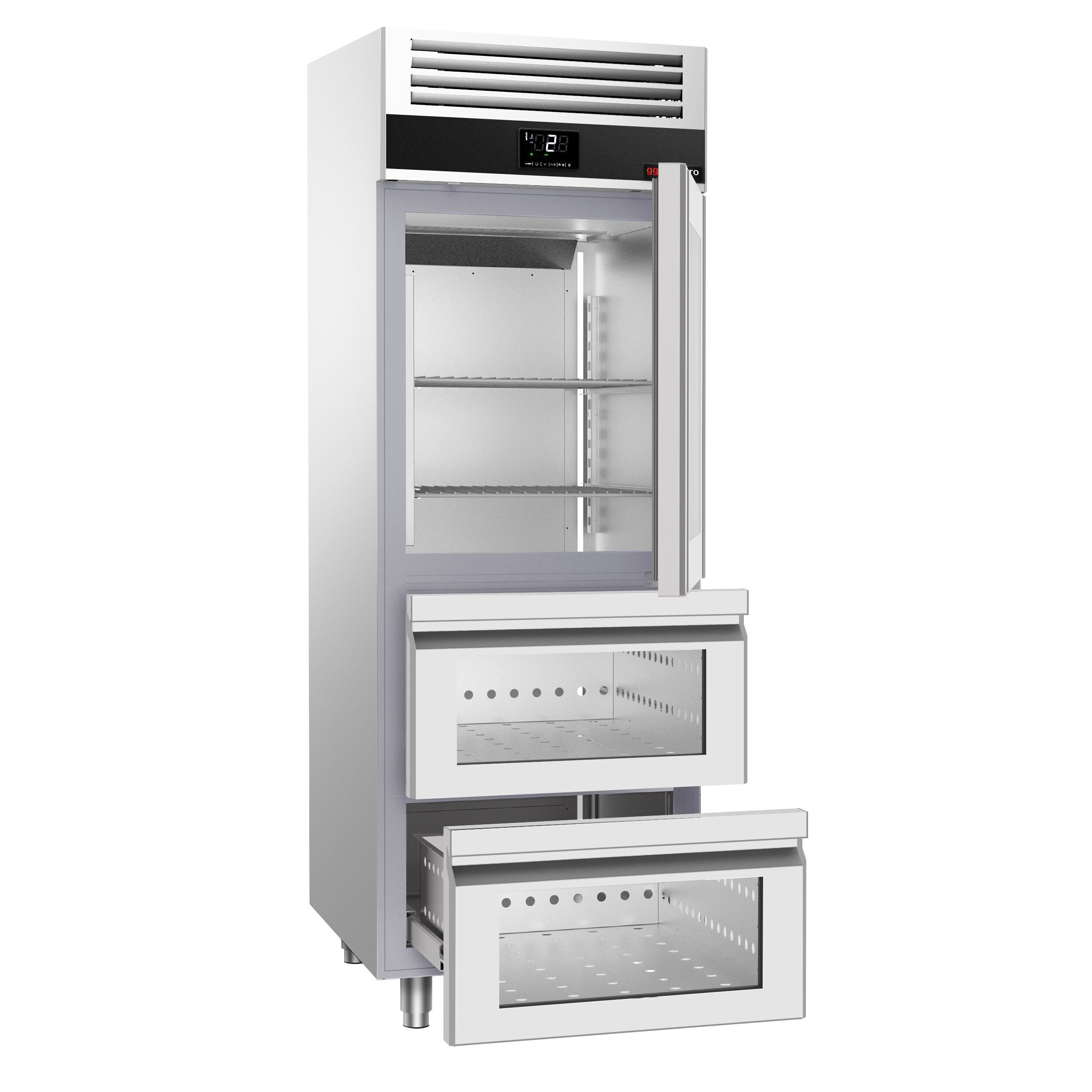 GGM Gastro PREMIUM KSF782GS Inox hladnjak GN 2/1 700l