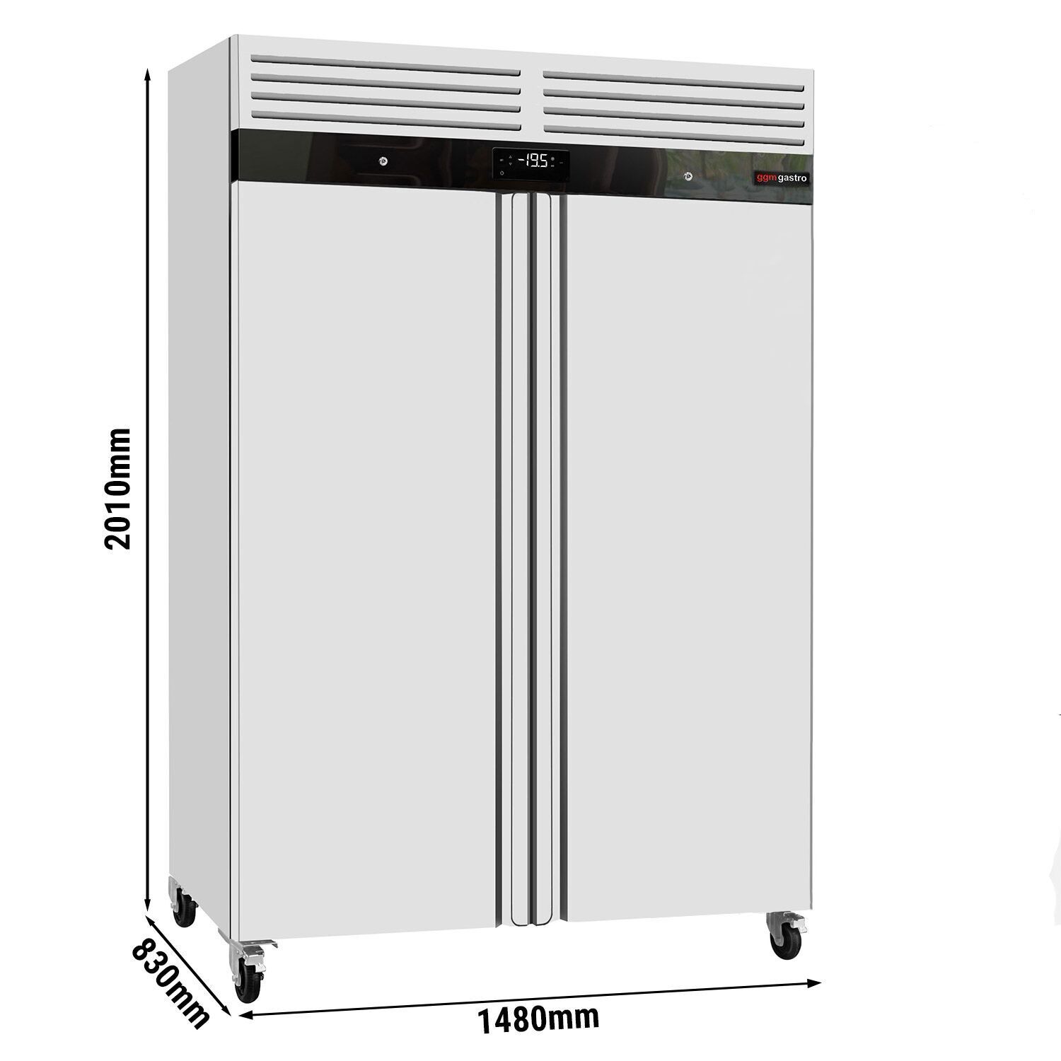 GGM Gastro KSH1400 GN 2/1 Inox hladnjak 1400l