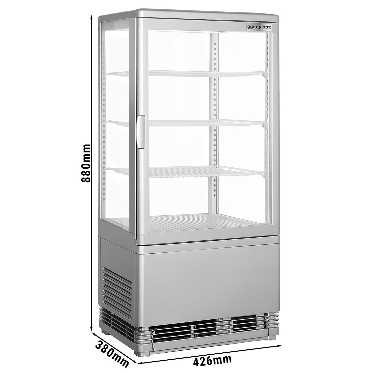 GGM Gastro PVNR72E Rashladna vitrina za kolače 68l
