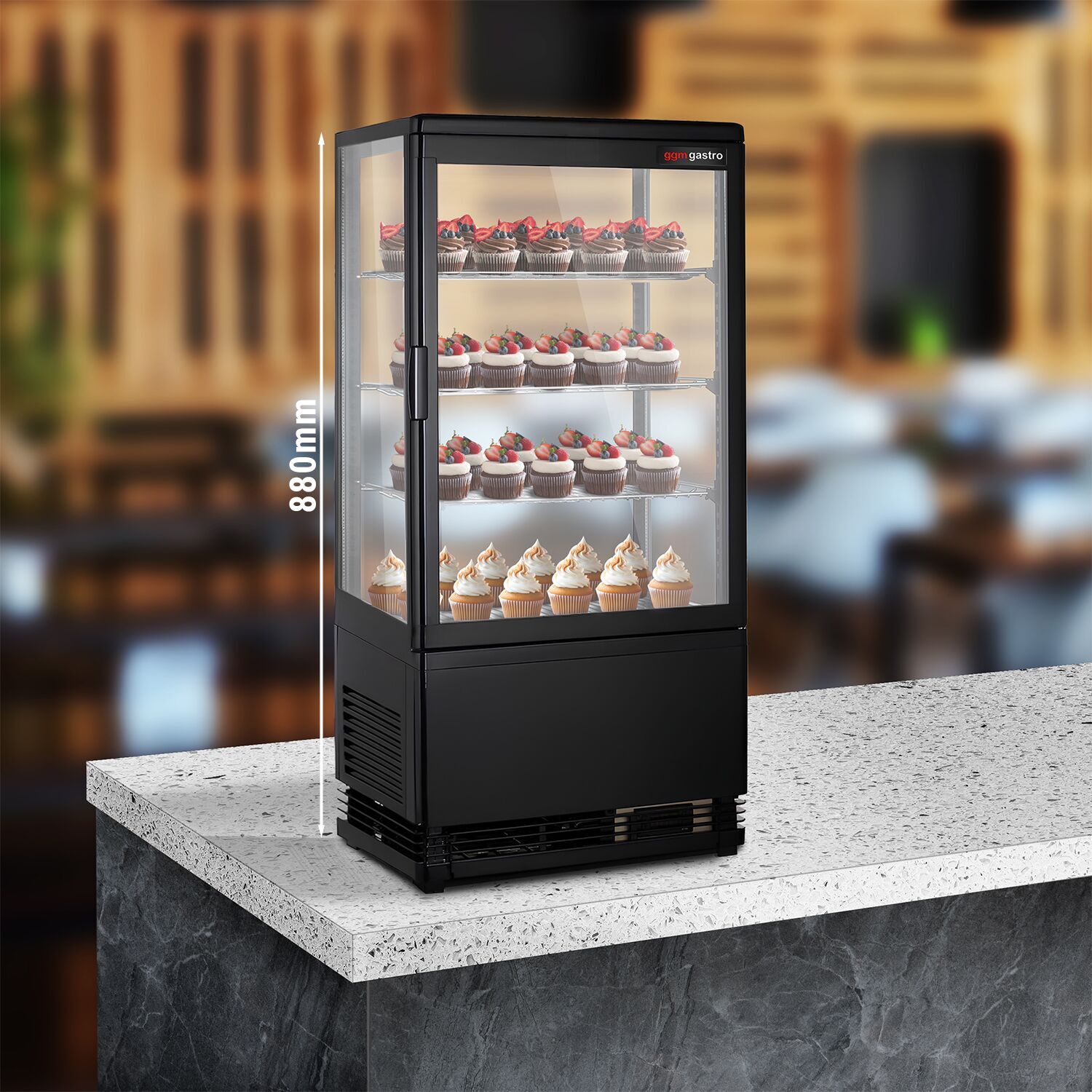 GGM Gastro PVNR72S Rashladna vitrina za kolače