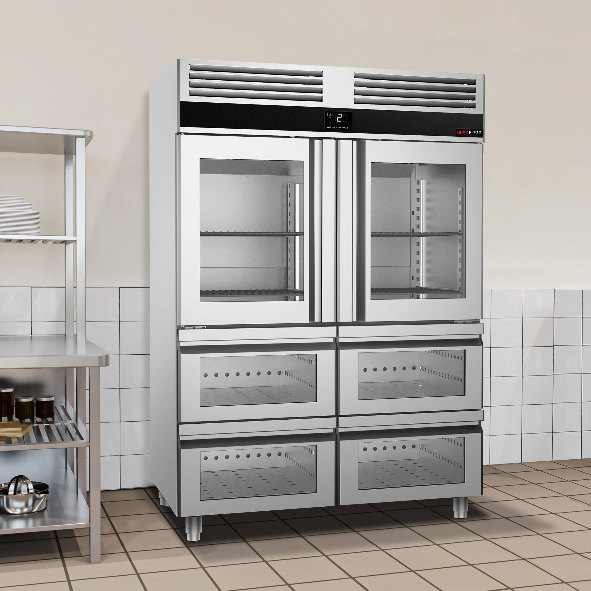 GGM Gastro PREMIUM KSF1482GS Inox hladnjak GN 2/1 1400l